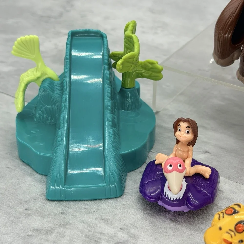 2000 Disney's Tarzan Happy Meal Chain Reaction Jungle Toys Sabor Lot Of 5